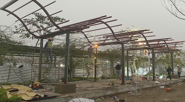 Thi công xây dựng nhà đẹp, thi công kết cấu thép 