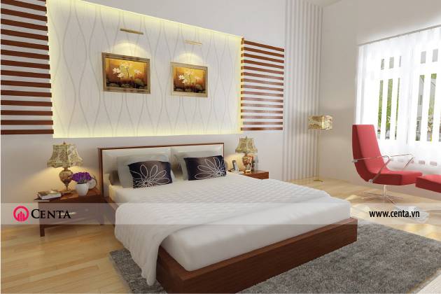 Thiết kế nội thất phòng ngủ đẹp hiện đại 