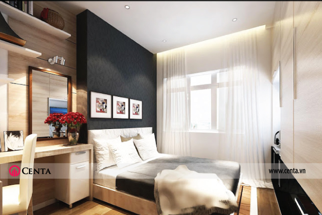 Thiết kế nội thất chung cư 2 phòng ngủ