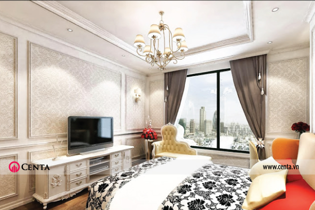 Phong cách thiết kế tân cổ điển là sự kết hợp giữa các yếu tố trang trí