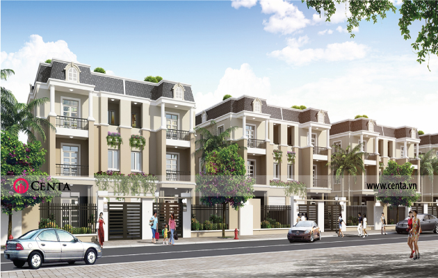 Mẫu thiết kế biệt thự song lập Vinhomes