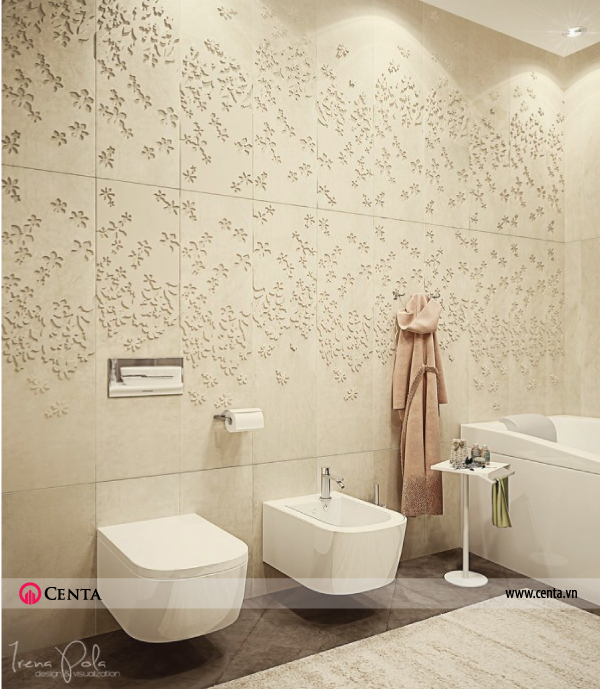 Thiết kế nội thất Phòng WC căn hộ chung cư đẹp