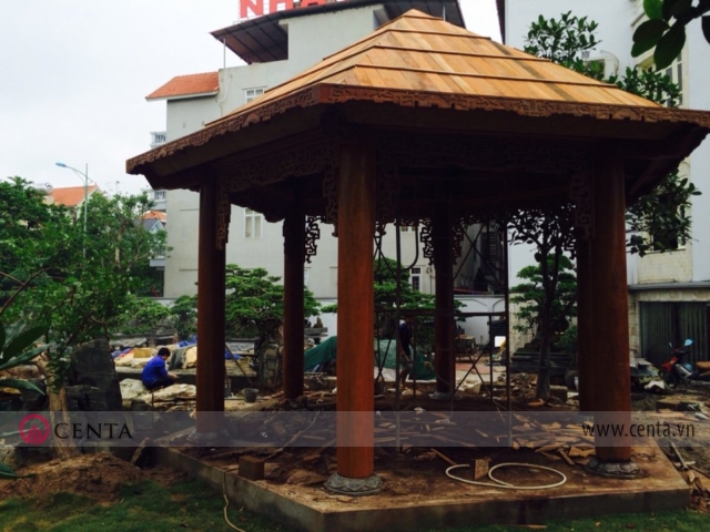 04.Thi-cong-lau-tra-Biet-thu-vuon _www.centa.vn