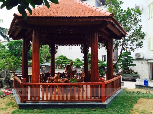 05.Thi-cong-lau-tra-Biet-thu-vuon _www.centa.vn