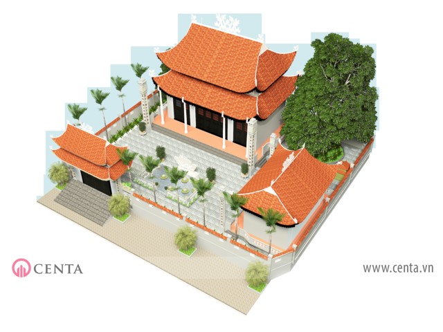 09. Thiet-ke-nha-tho-ho-Tran www.centa.vn