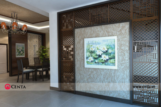 phong cách nội thất Zen vach ngan go phong cach Nhat Ban