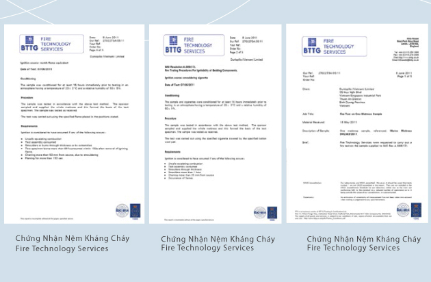 02. chung nhan chat luong dunlopillo 2