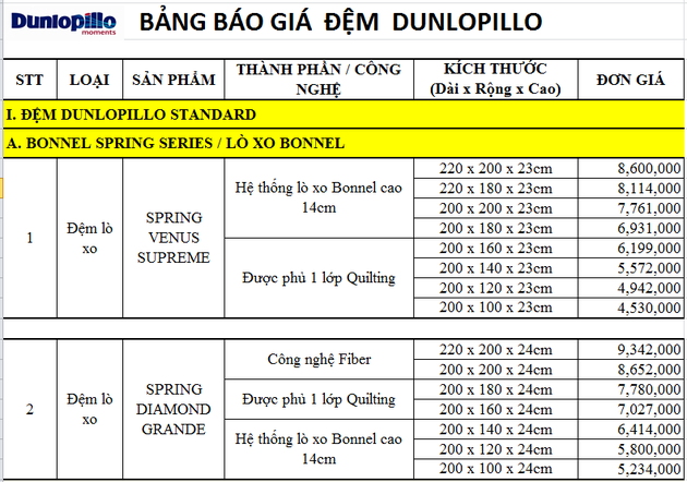 03 bao gia dem dunlopillo 2