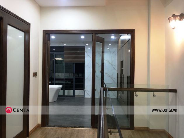 Lắp đặt nội thất phòng ngủ master biệt thự