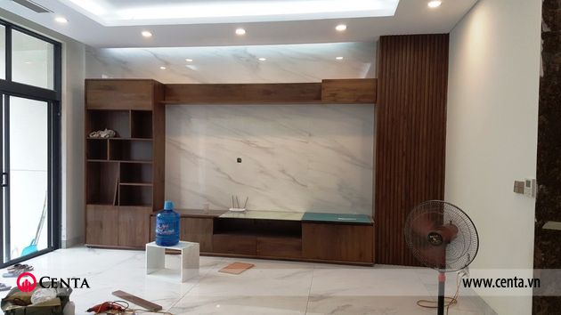 Lắp đặt nội thất phòng khách biệt thự