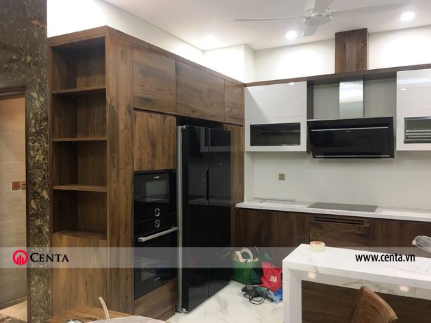 Lắp đặt nội thất phòng bếp biệt thự