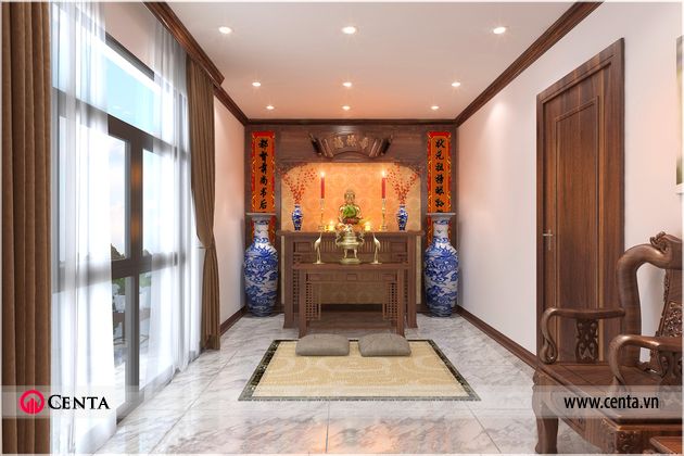 Thiet ke noi that biet thu liền kề D7 Pandora tang 5 phong tho