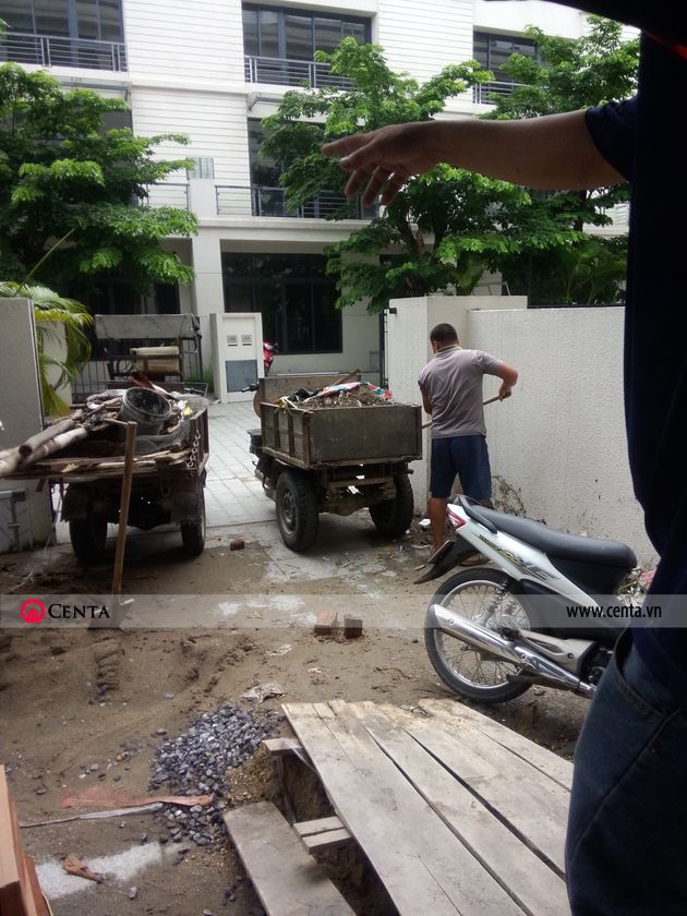 Dọn dẹp công trường