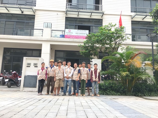 đội ngũ thi công CENTA