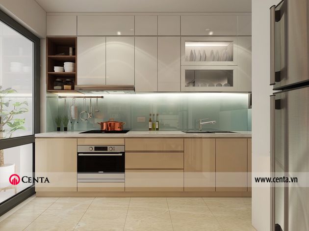 phong bep an thiet ke noi that chung cu FLC Cau Giay Mr Vinh 10
