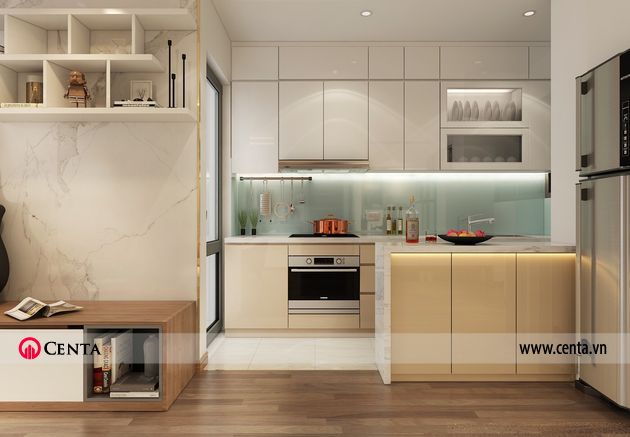 phong bep an thiet ke noi that chung cu FLC Cau Giay Mr Vinh 8