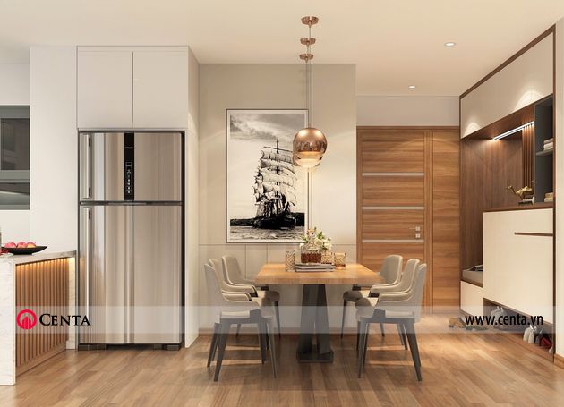 phong bep thiet ke noi that chung cu FLC Cau Giay Mr Vinh 1