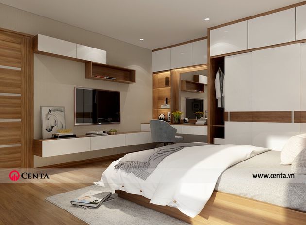 phong ngu con 1 thiet ke noi that chung cu FLC Cau Giay Mr Vinh 11