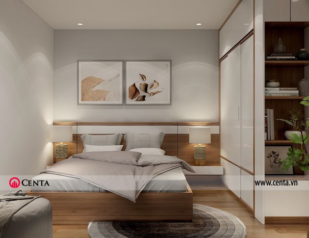 phong ngu con 2 thiet ke noi that chung cu FLC Cau Giay Mr Vinh 12