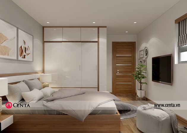 phong ngu con 2 thiet ke noi that chung cu FLC Cau Giay Mr Vinh 13