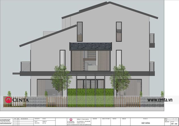 ban ve thie ke chi tiet biet thu mimosa 97 kdt ecopark 2