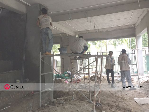 thi cong hoan thien noi that va ngoai that biet thu mimosa 97 ecopark 35