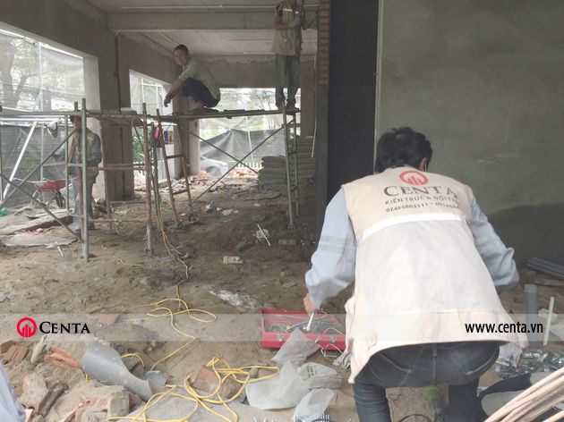 thi cong hoan thien noi that va ngoai that biet thu mimosa 97 ecopark 36