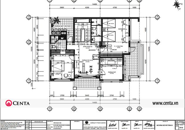 thiet ke noi that biet thu botanica vinhomes gardenia 150m2 2