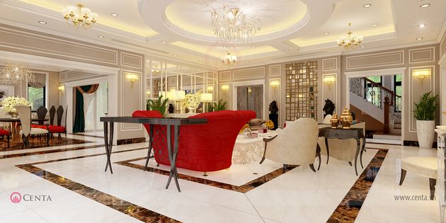thiet ke noi that biet thu tan co dien botanica vinhomes gardenia 2