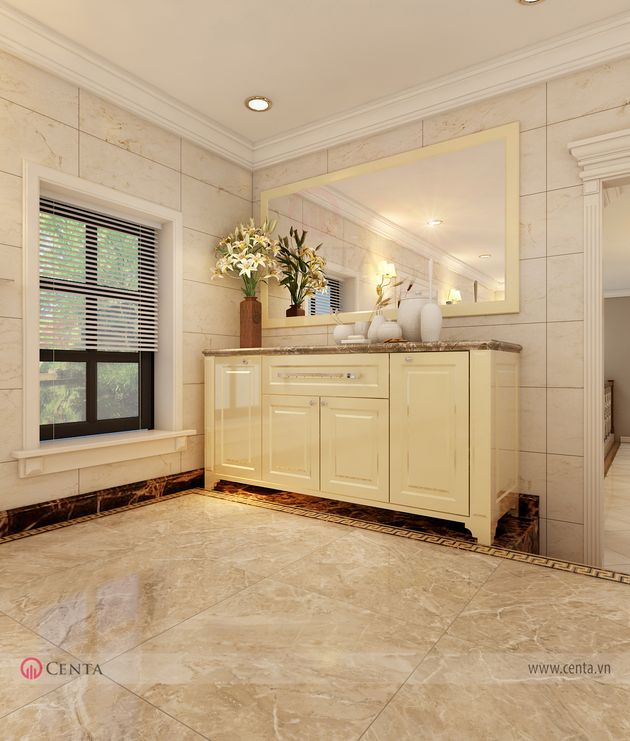 thiet ke noi that biet thu tan co dien botanica vinhomes gardenia 50