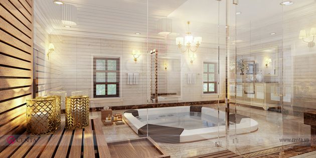thiet ke noi that biet thu tan co dien botanica vinhomes gardenia 51