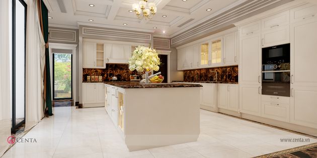 thiet ke noi that biet thu tan co dien botanica vinhomes gardenia 7