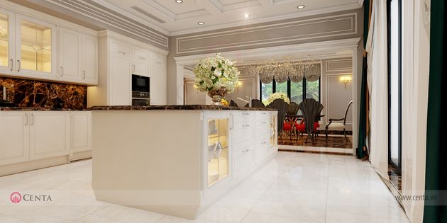 thiet ke noi that biet thu tan co dien botanica vinhomes gardenia 8