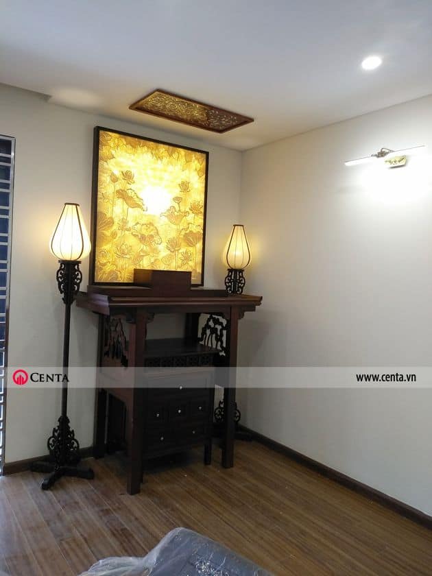 Tang 5 thi cong hoan thien noi that biet thu lien ke Pandora 14