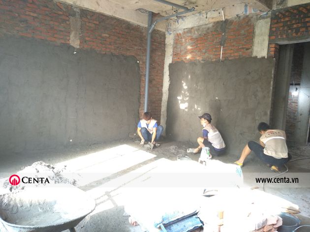  thi cong hoan thien noi that biet thu lien ke Pandora 10