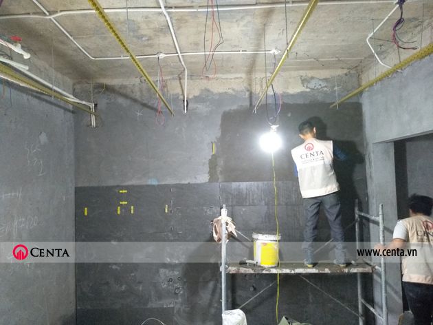  thi cong hoan thien noi that biet thu lien ke Pandora 19
