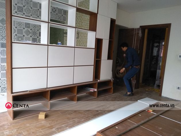  thi cong hoan thien noi that biet thu lien ke Pandora 45