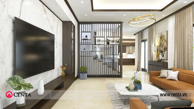 Thiết kế thi công nội thất biệt thự liền kề 3 tầng Gamuda Gardens