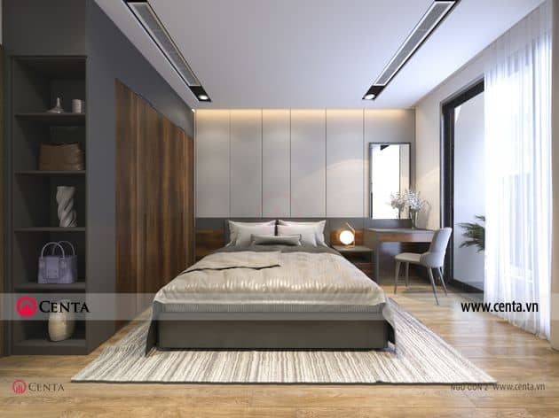 Thiết kế phòng ngủ con 1 nội thất cao cấp