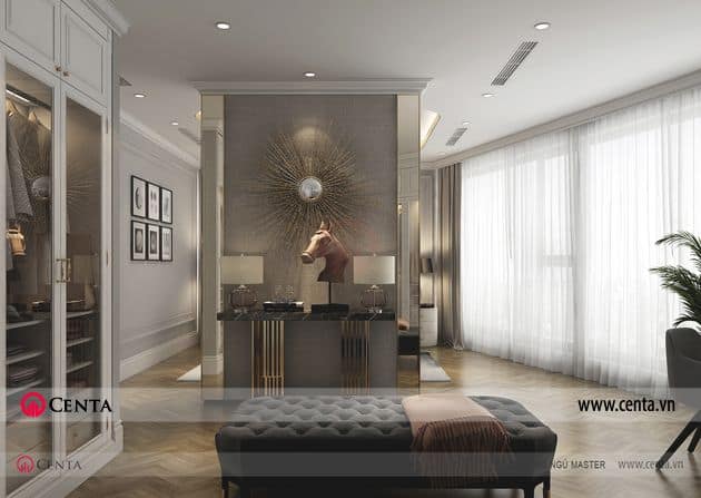 thiet ke phong ngu master tinh te va hien dai chung cu Sun Grand City 4