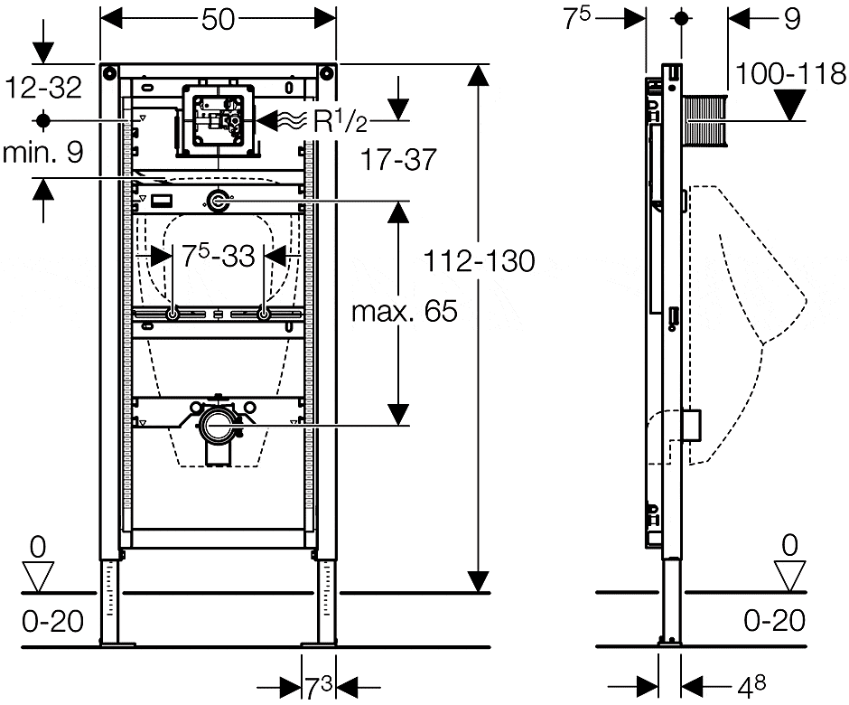 bồn cầu âm tường Geberit