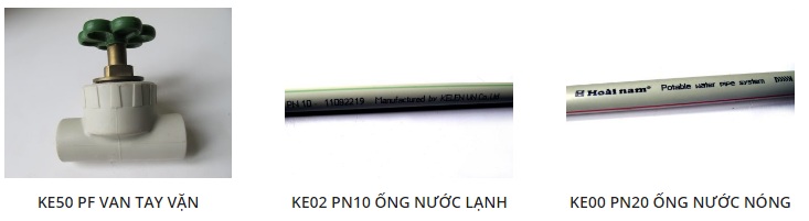 Ống nước PPR Kelen Ke50 PF van tay vặn, Ke20 PN10 ống lạnh Ke00 PN20 ống nước nóng
