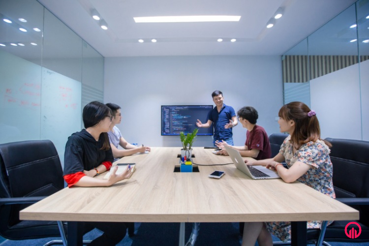 Bàn hop 2400 Thi công nội thất văn phòng