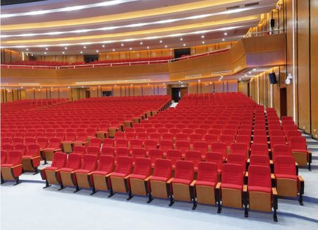 Ghế hội trường màu đỏ phòng họp quốc hội